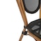 Flash Furniture Marseille Thonet French Bistro Stacking Chair, Black Textilene and Bamboo Print Aluminum Frame, 2PK 2-SDA-AD642002S-TXT-BK-NAT-GG - alternate 3